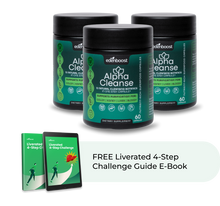 Load image into Gallery viewer, Liverated Challenge Pack (3 Bottles of AlphaCleanse)