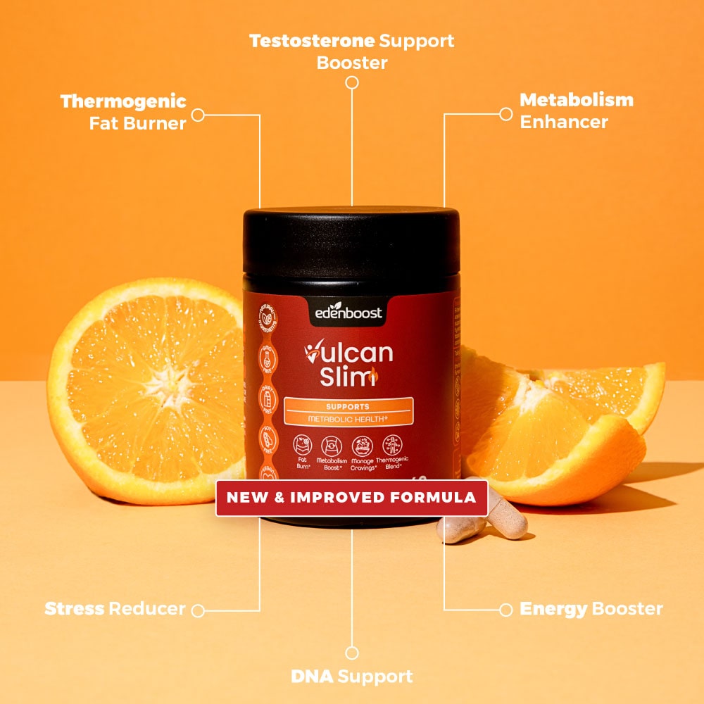 VulcanSlim | Testosterone Support Supplement – Natural Formula for Energy & Metabolism