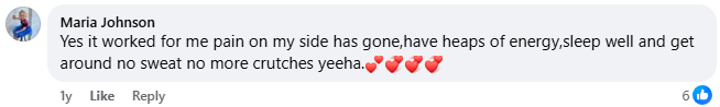 Facebook customer comment