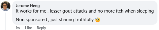 Facebook customer comment