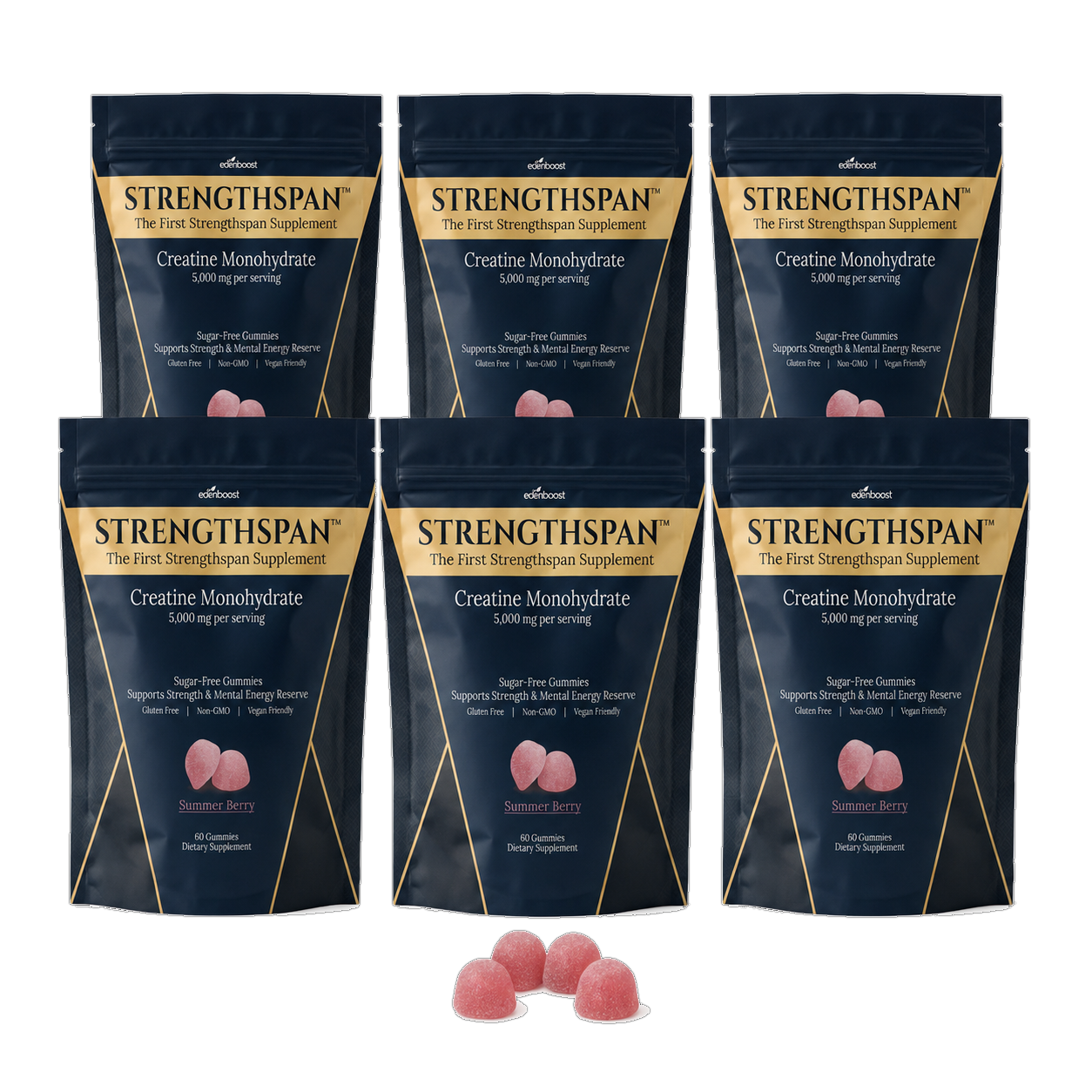 Exactly 6 bags of Strengthspan, 6th bag free