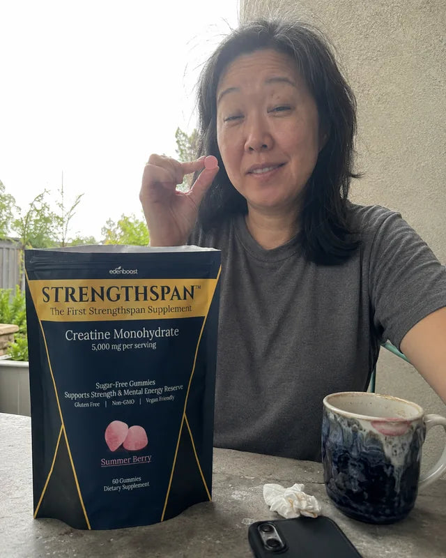 Customer-style photo with Strengthspan