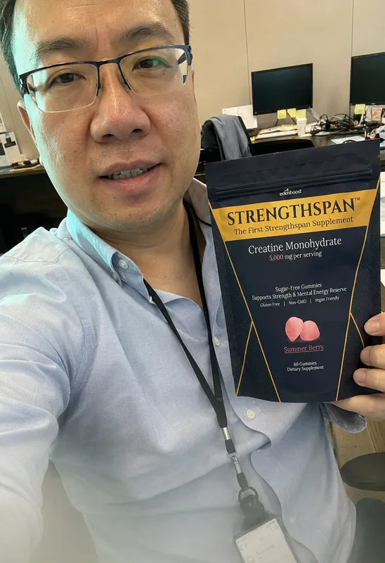 Customer-style photo with Strengthspan